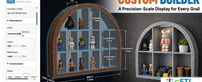 Custom 3D printed Wall Shelf